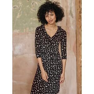 Boden Painted Daisy Floral Dress Women's‎ 4